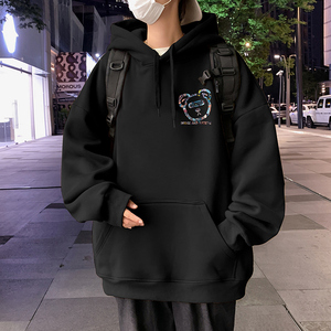 CM035FP60新品纯棉卫衣男宽松套头帽衫休闲上衣图片