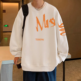 W503FP35加绒45新品设计感圆领重磅卫衣男休闲宽松打底衫，男装卫衣，星座304A