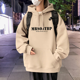 CM03DP60秋季100%纯棉重磅卫衣情侣玫瑰印花连帽宽松ins帽衫，男装卫衣，星座304A
