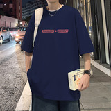 T733CP26夏季纯棉短袖t恤宽松体恤半截袖上衣服，男装T恤，星座304A