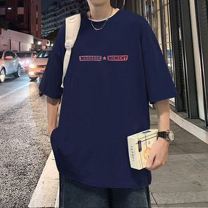 T733CP26夏季纯棉短袖t恤宽松体恤半截袖上衣服图片
