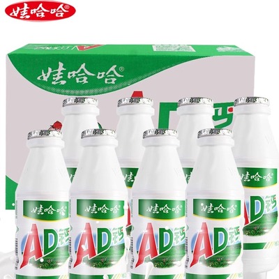 娃哈哈ad钙奶24瓶装乳酸菌饮料