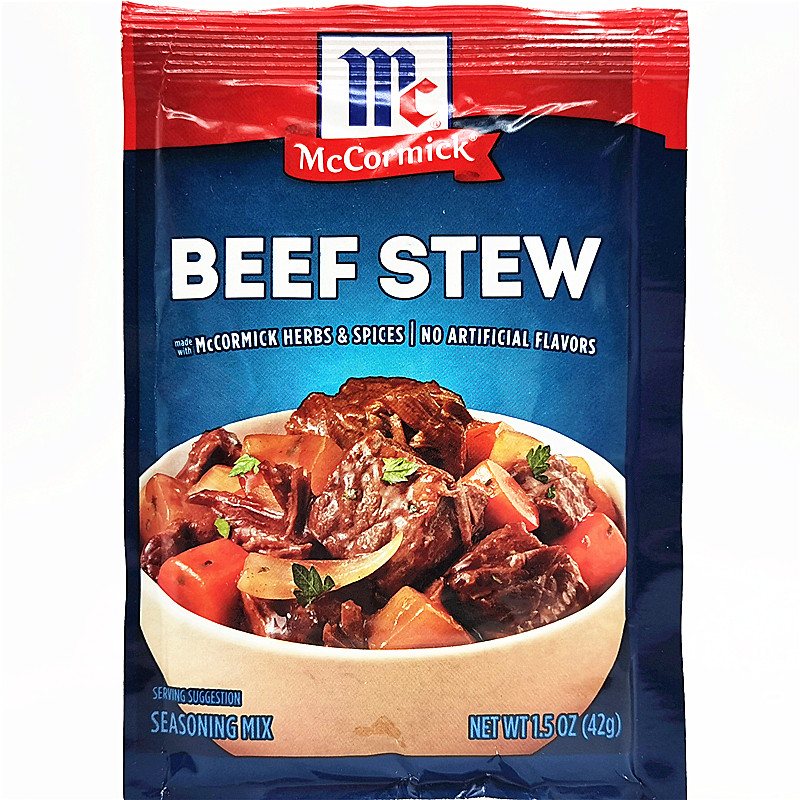 42g McCormick Beef Stew Seasoning Mix味好美0脂肪炖牛肉调味粉