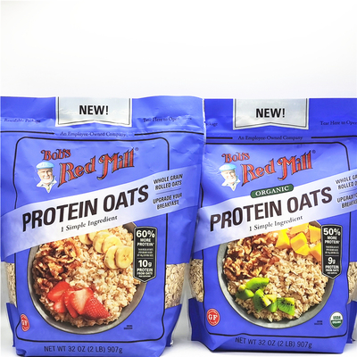 Bob's Red Mill Protein Oats美国鲍勃红磨坊高蛋白燕麦片无麸质