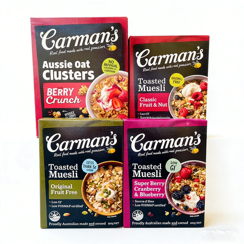 澳大利亚康澳麦多种水果 果仁经典麦片carman's toasted muesli