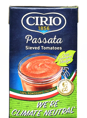 Cirio Passata Sieved Tomatoes茄意欧意大利番茄泥酱意式番茄酱