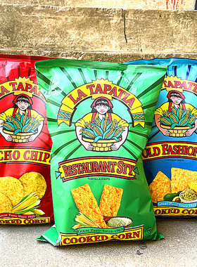 临期 La TapatiaTortilla Chiips美国墨西哥少女多口味玉米片粗粮