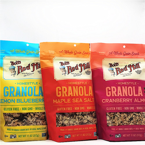BOB'S Red Mill Granola Cereal鲍勃红磨坊无麸质水果味麦片