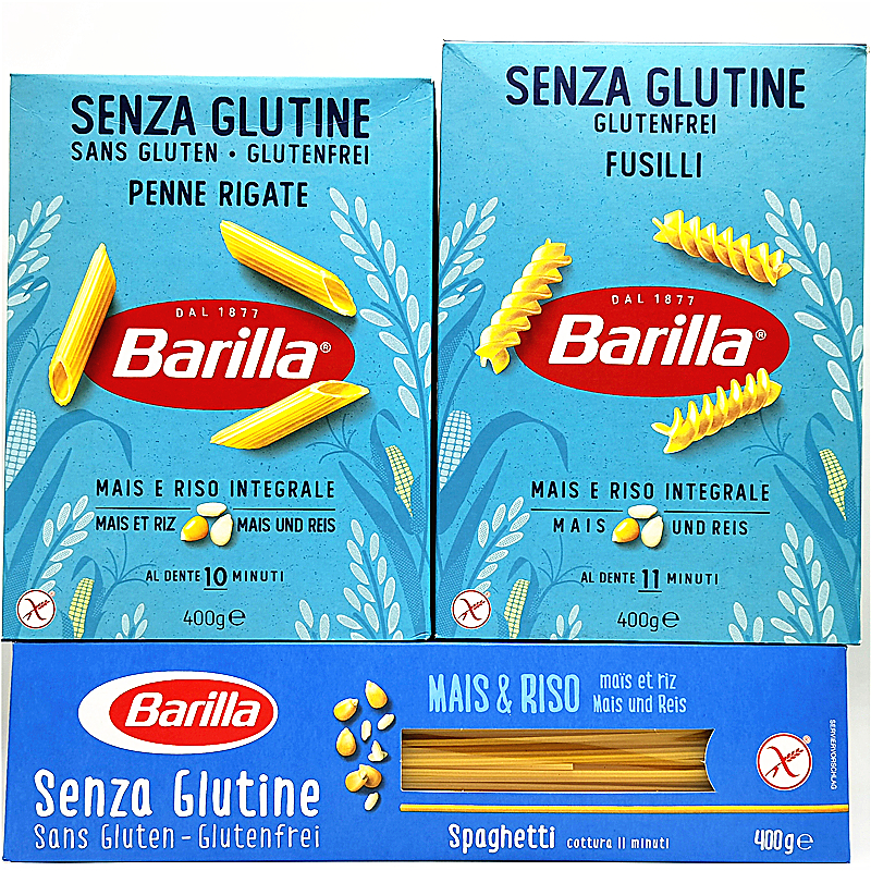 Barilla Gluten Free意大利百味来无麸质玉米意粉两头尖意面400g-封面