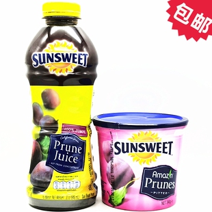 Sunsweet 100% Prune Juice现货美国日光牌纯西梅汁 无核西梅