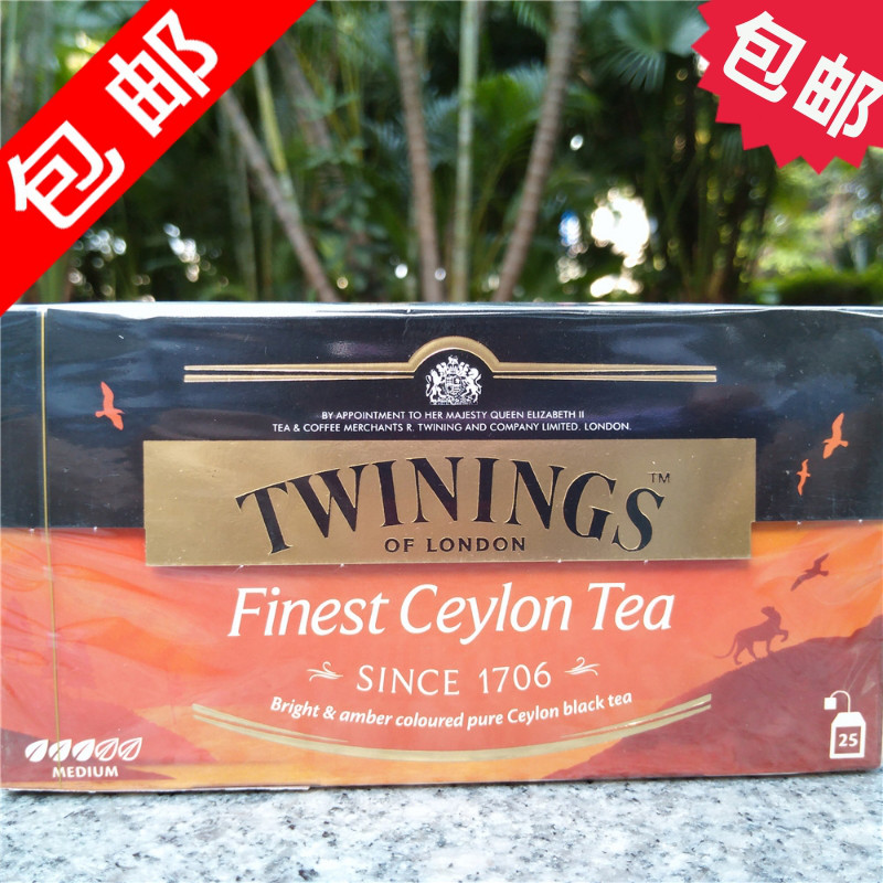 twinings finest ceylon tea bags25包50g波兰川宁精品锡兰红茶包