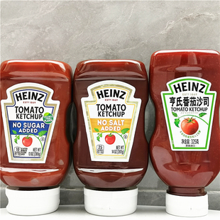 Heinz Ketchup 原装 进口亨氏0脂番茄酱薯条番茄酱意粉酱 Tomato