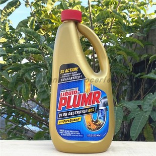 Clog Pipeguard Destro高乐氏下水管道清洁剂946ml Liquid Clorox