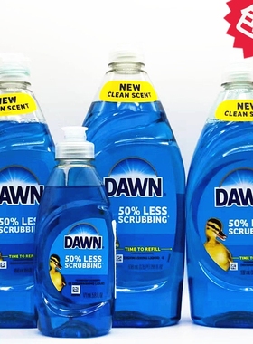 Dawn Dishwashing Liqui美国多维小黄鸭袪油洗碗液可洗宠物洗洁精