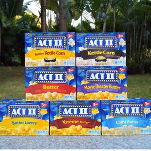Microwave Popcorn进口艾可提微波炉黄油咸味爆米花玉米花 Ⅱ ACT