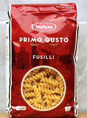 500g Melissa Primo Gusto Fusilli Pasta麦丽莎螺旋形意大利面