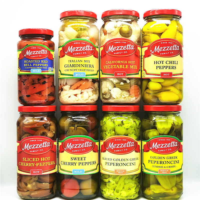 Mezzetta Peppers美国美瑞嗒开胃泡菜泡辣椒特辣披萨汉堡辣椒酱汁