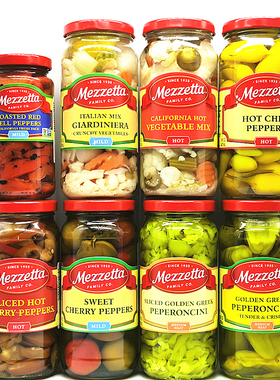 Mezzetta Peppers美国美瑞嗒开胃泡菜泡辣椒特辣披萨汉堡辣椒酱汁