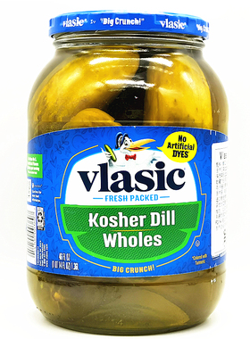 VLASIC KOSHER DILL WHOLES CUCUMBERS 美国进口犹太整条大黄瓜