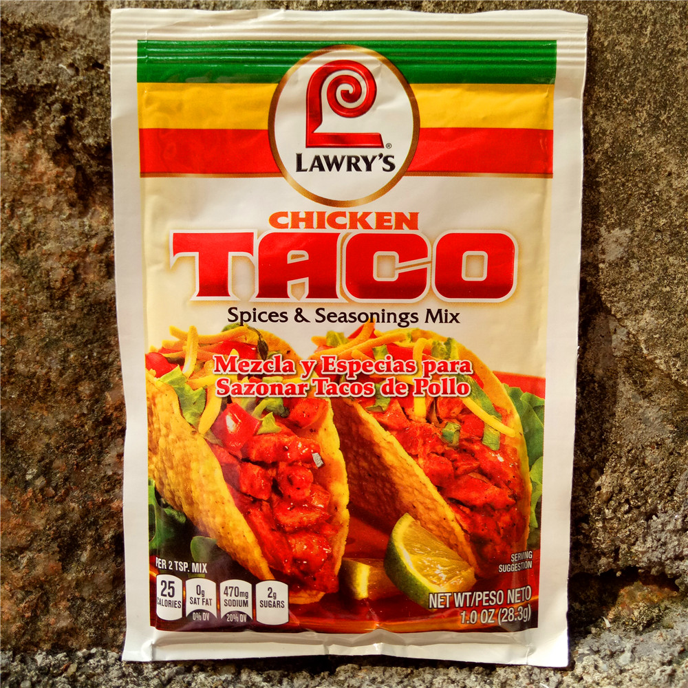 美国脆玉米夹饼调味粉鸡肉味LAWRYS CHICKEN TACO SEASONINGS MIX