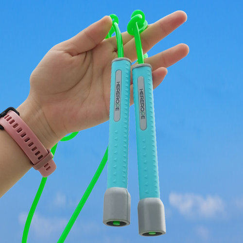 HereRope P50 5毫米 拳击跳绳 硅胶手柄 速度跳绳