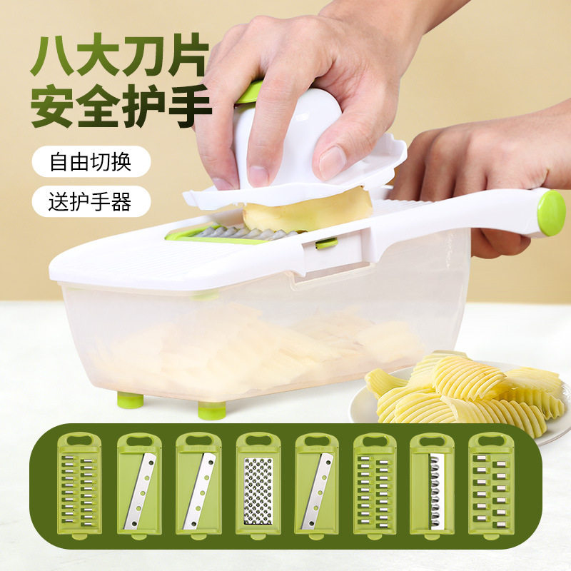 不锈钢刀片多功能果蔬刨带盒土豆平面刨实用不伤手黄瓜切丝平面刨图片