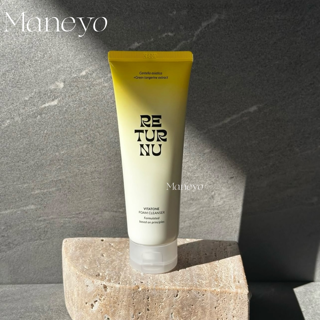 闭眼入▲韩国RETURNU青橘洗面奶女深层清洁收缩毛孔男女通用洁面