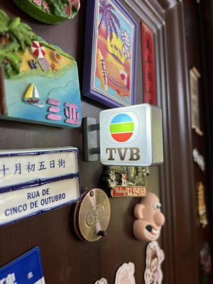香港旅游纪念tvb廉政公署港剧冰箱贴发光灯箱可换电池个性搞笑
