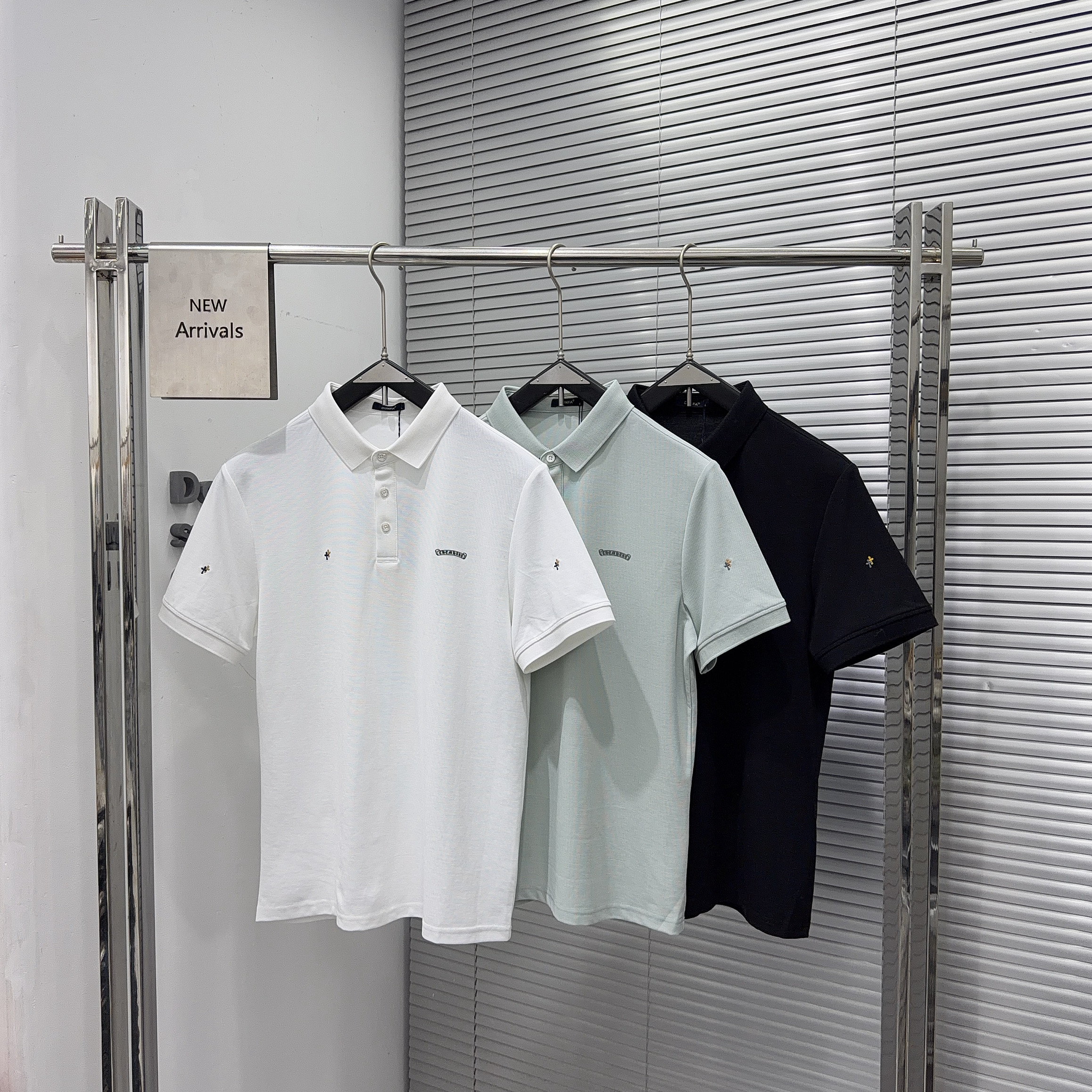 26夏季新款男士polo衫高级感轻奢风刺绣精品时尚潮流百搭短袖T恤
