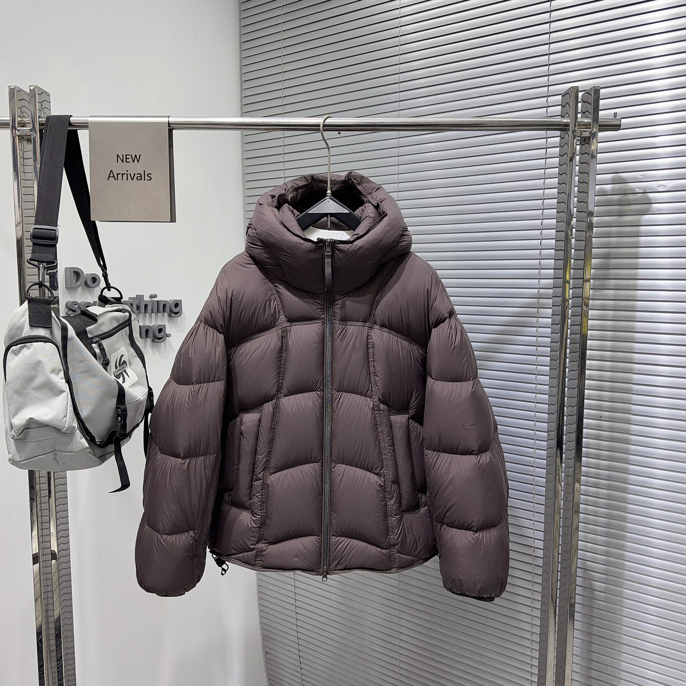 高充绒量泡芙连帽宽松面包服男冬季青年百搭90白鸭绒加厚羽绒服潮