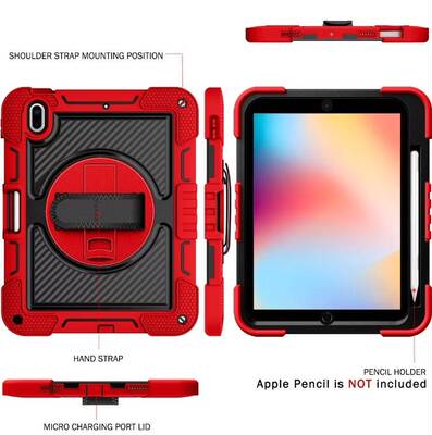 适用于iPad 10th kids case ipad10.9 2022 shockproof cover肩带保护套