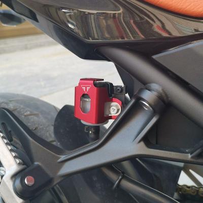 适用凯旋Trident660 三叉戟660铝合金后油壶盖油杯罩保护配件改装