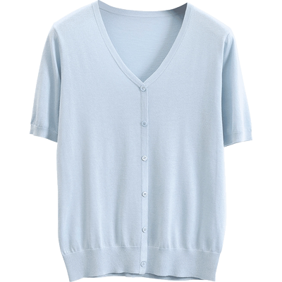 米皇春夏新款休闲假开衫T恤