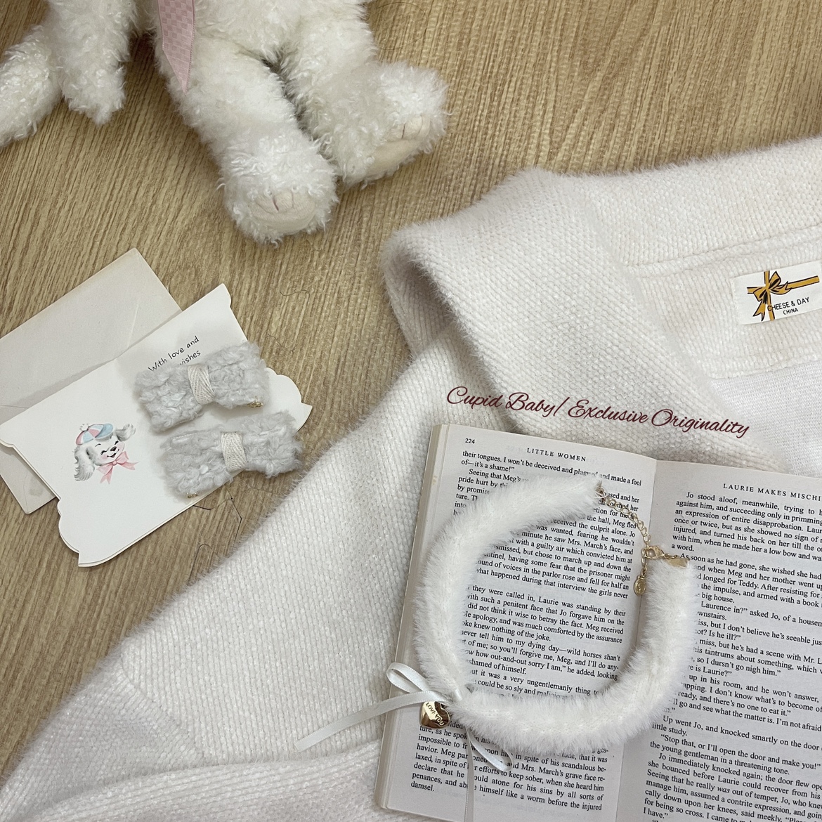 CupidBaby对夹羊羔绒