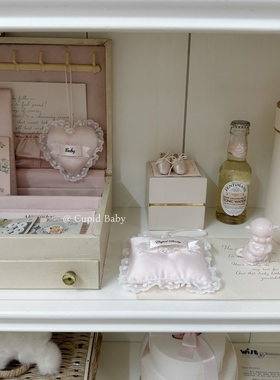 Cupid Baby 私藏小物 2.0 版，爱心&方型花边枕头挂件 可爱装饰物