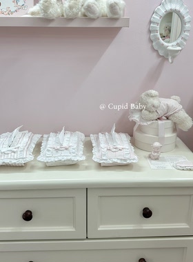 Cupid Baby 可爱的居家小物，奶色系 挂式纸巾布艺手作收纳袋