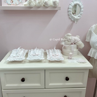 Cupid Baby 可爱的居家小物，奶色系 挂式纸巾布艺手作收纳袋