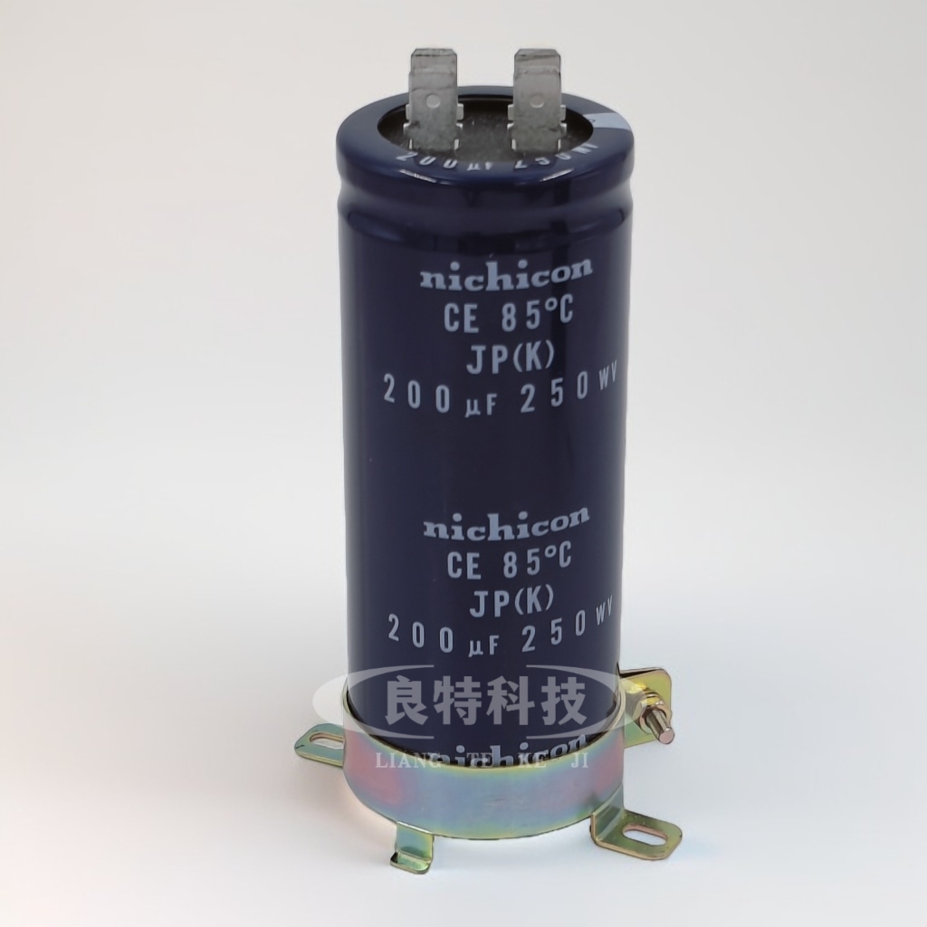 尼吉康全新250WV200UF电容CE85℃白金机电容带圈40*100