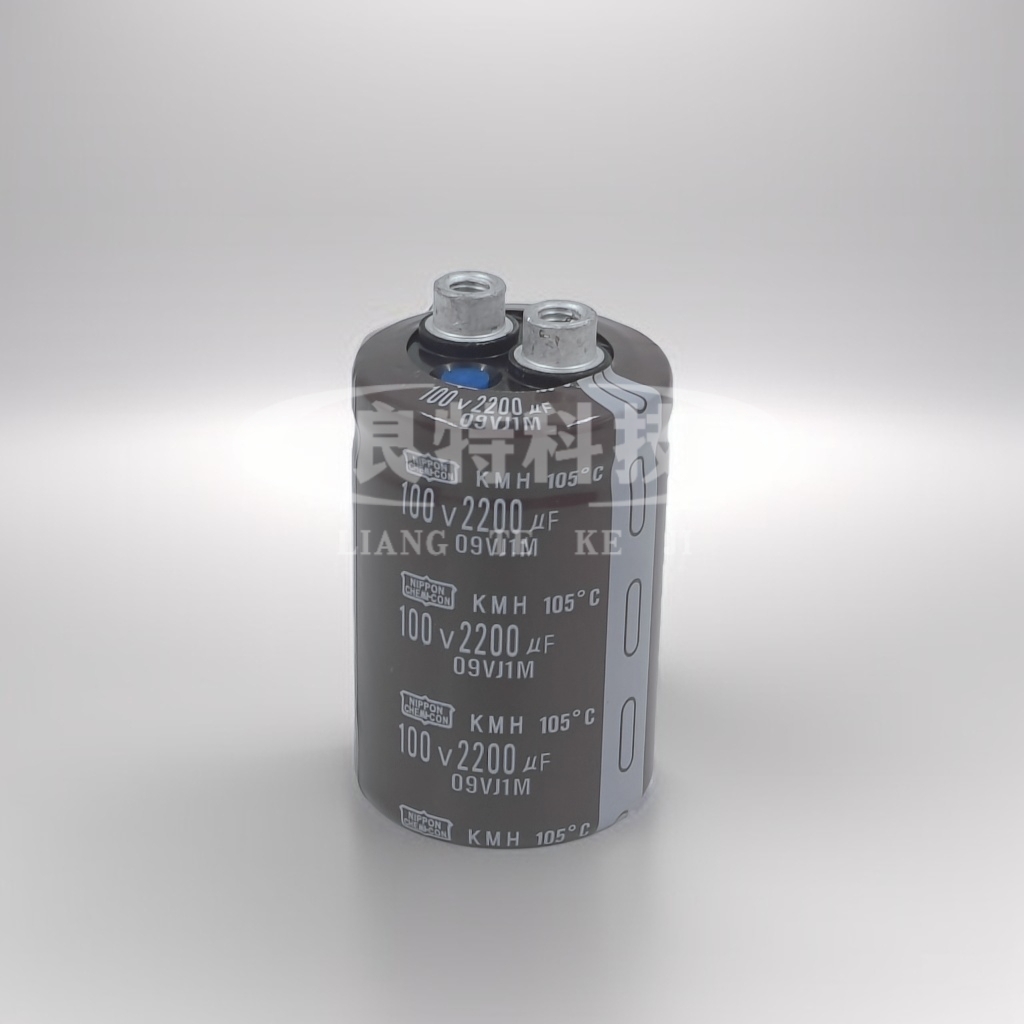 100V2200UF 进口全新黑金脚nippon螺丝脚  KMH 105℃  尺寸35x50
