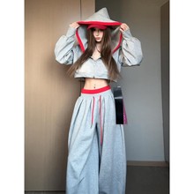 早秋装巨好看运动卫衣穿搭配一整套时尚高级感秋季套装女2025新款