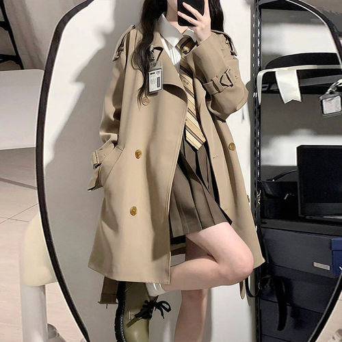 卡其色风衣女款2026新款