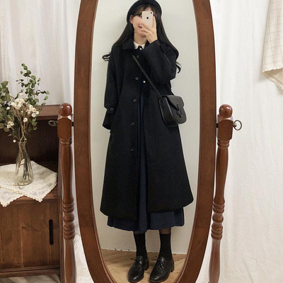 【送运费险】学院风大衣不起球