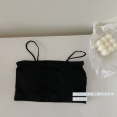 Special price real photo underwear student's beautiful back suspender vest with chest wrapping undergarment