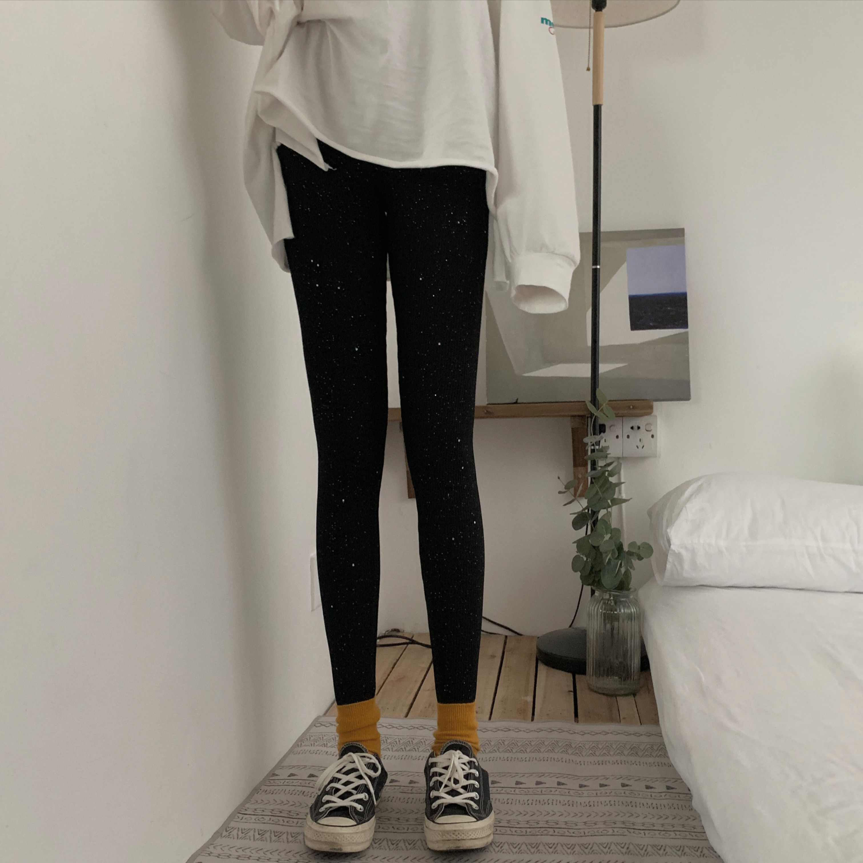 Real price shooting of Korean sequins in autumn and winter