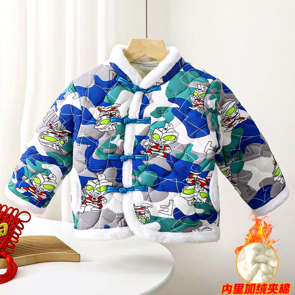 女童大花袄棉袄拜年服冬2027新款