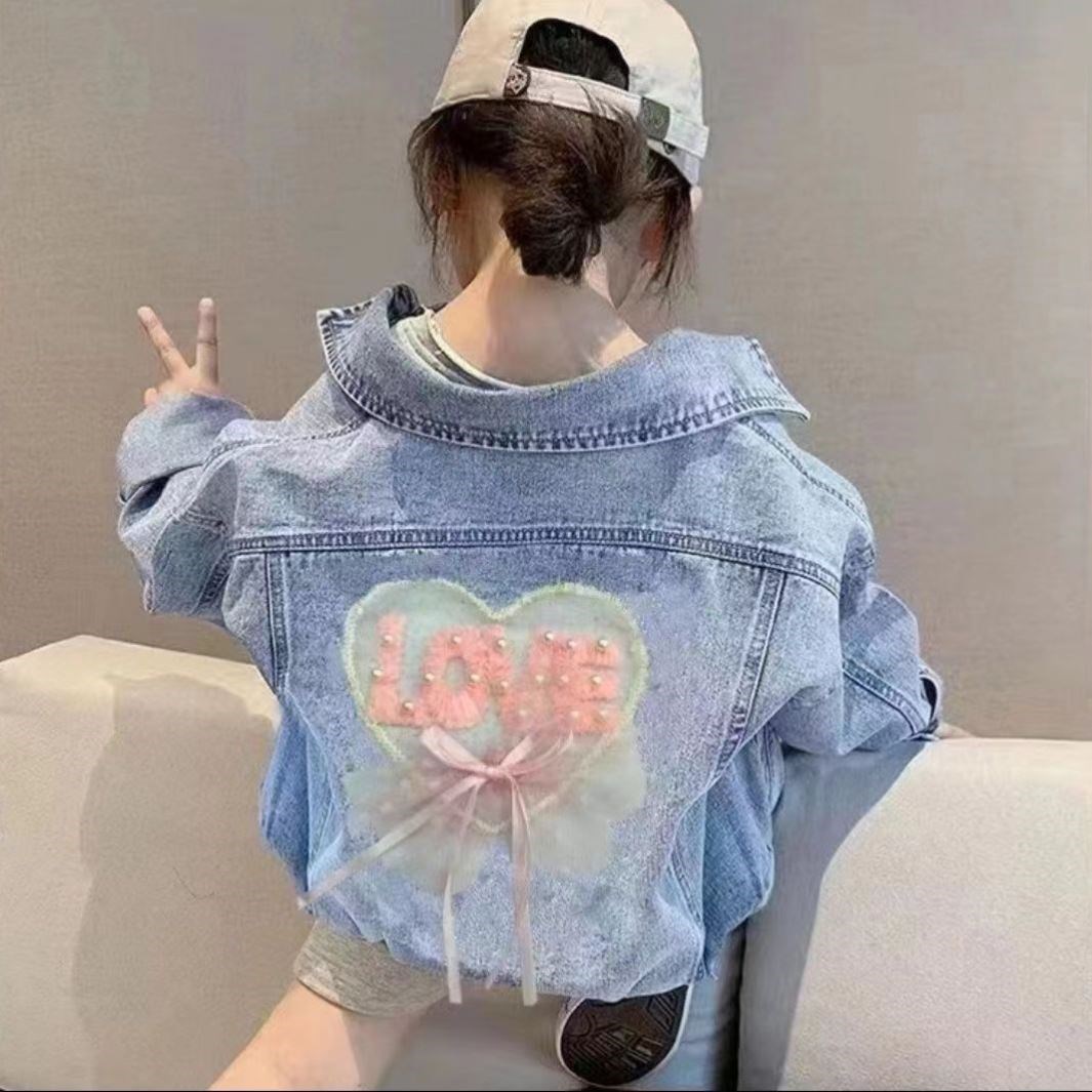 女童童装儿童牛仔外套百搭上衣