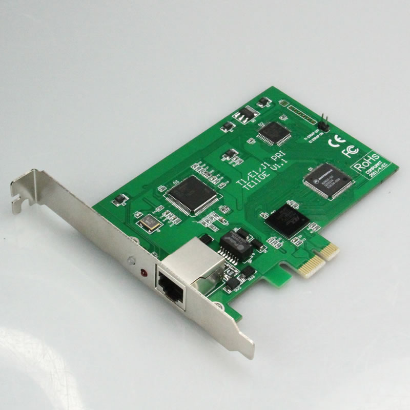 asterisk语音卡te110p pci-e接口单E1安装digium openvox elastix