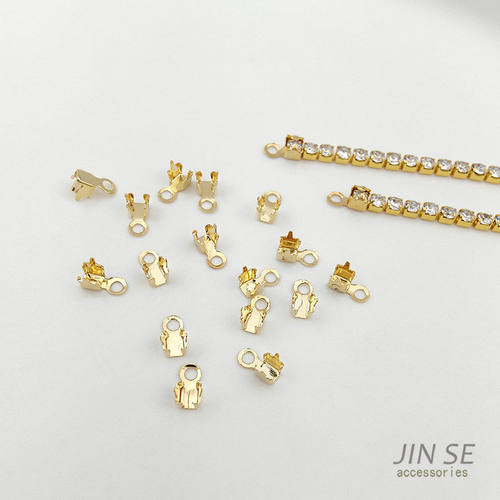 JINSE爪链扣镀真金收尾连接配件