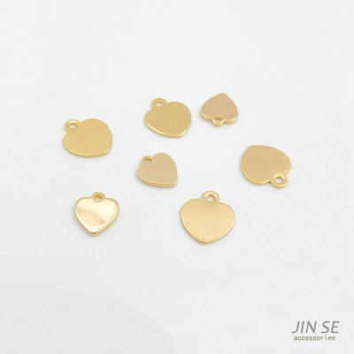 小爱心吊牌刻字logodiy饰品配件