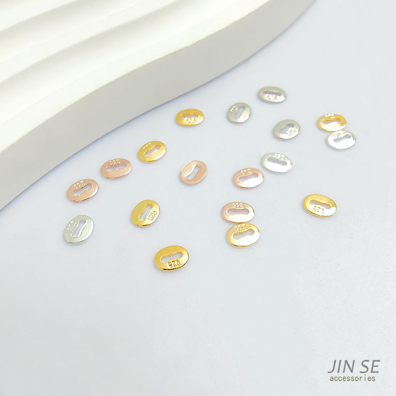 蛋形连接片刻925diy饰品配件